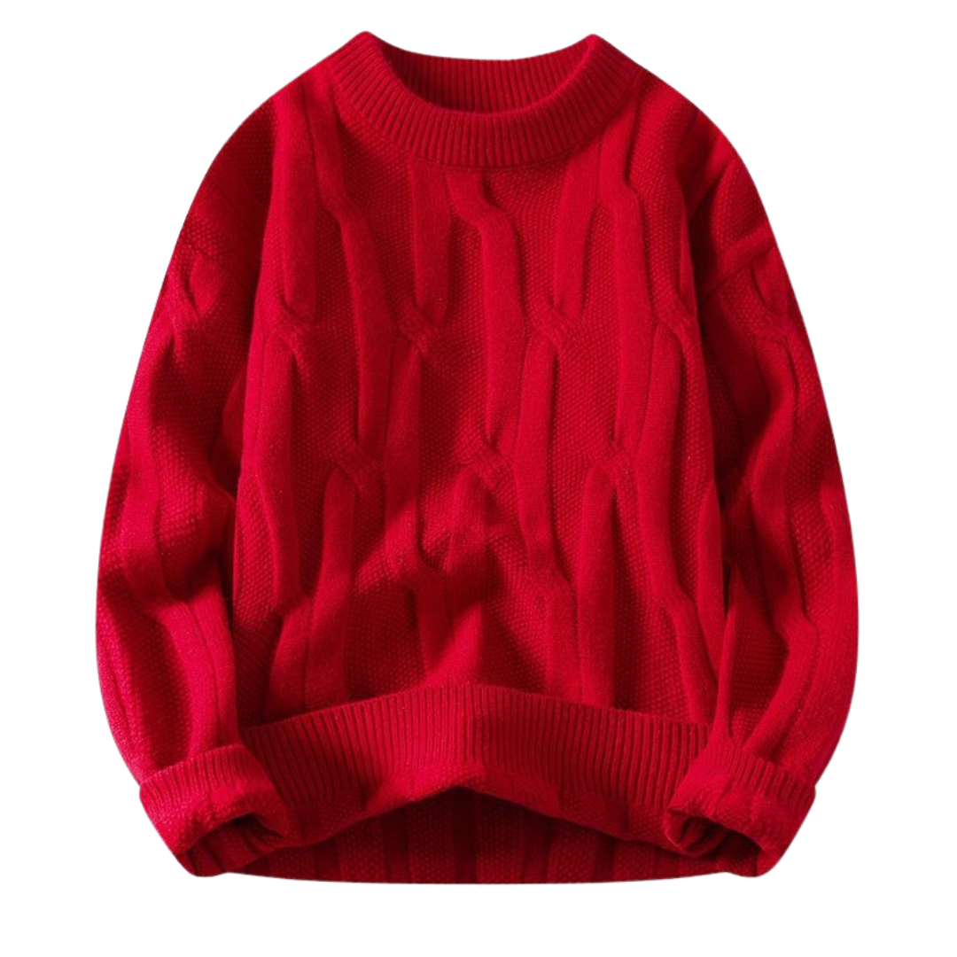 Jersey de punto trenzado