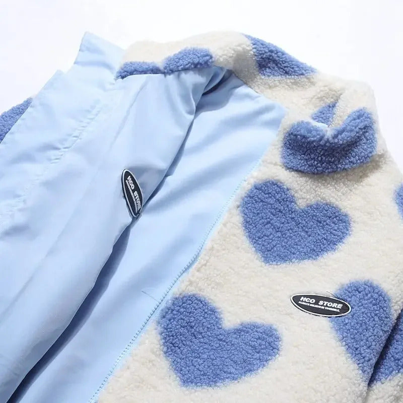 Daria™ – Chaqueta reversible con corazones