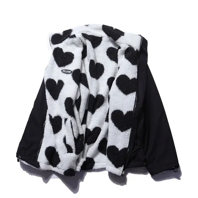 Daria™ – Chaqueta reversible con corazones