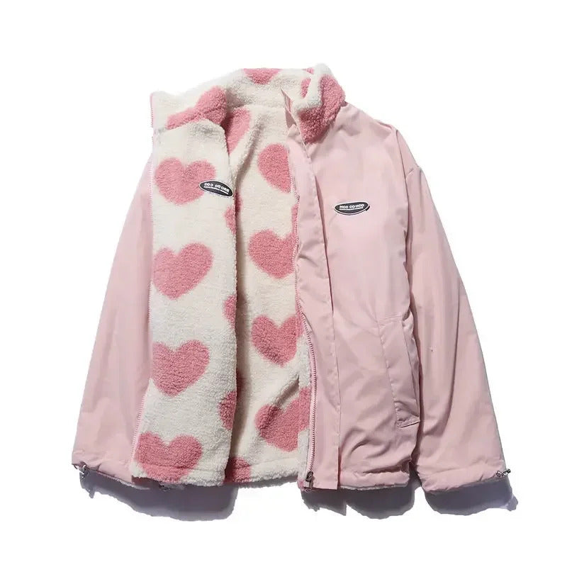 Daria™ – Chaqueta reversible con corazones