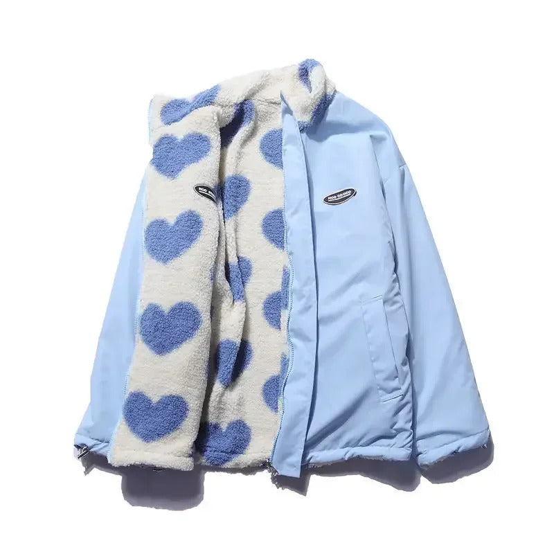 Daria™ – Chaqueta reversible con corazones