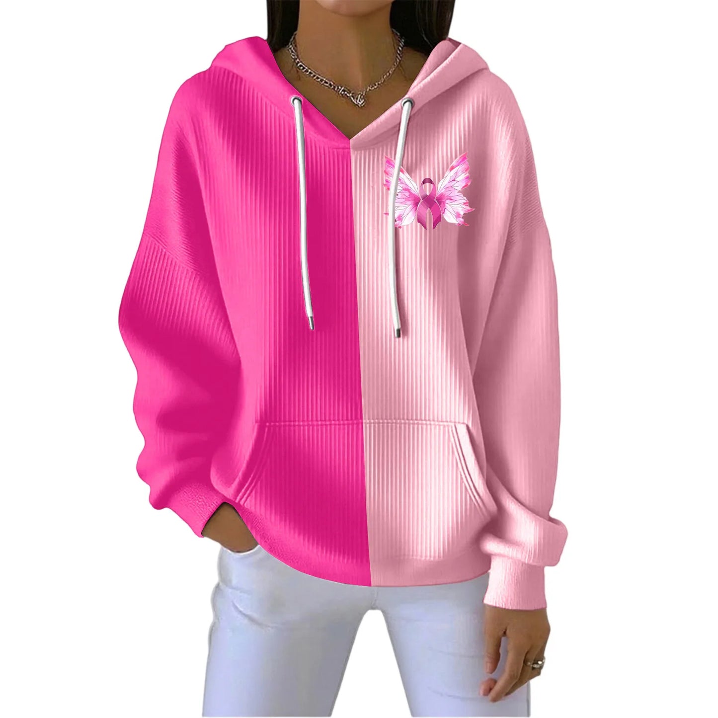 Sudadera con estampado de ángel para mujer