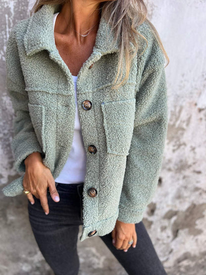 Alizée | Chaqueta acogedora con botones