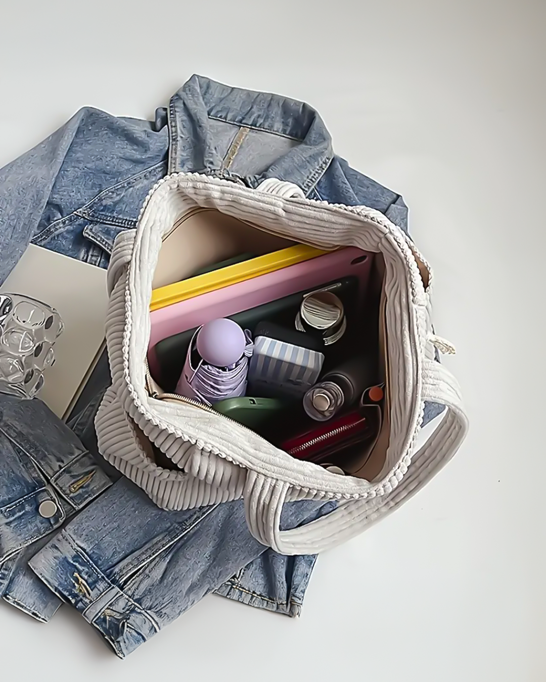 Tilda –  Bolsa tote acanalada