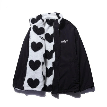 Daria™ – Chaqueta reversible con corazones