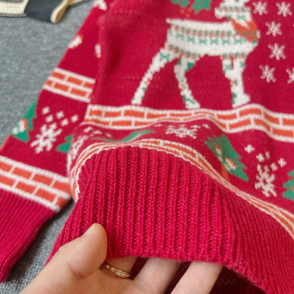 Jerséis de manga larga de estilo navideño para mujer