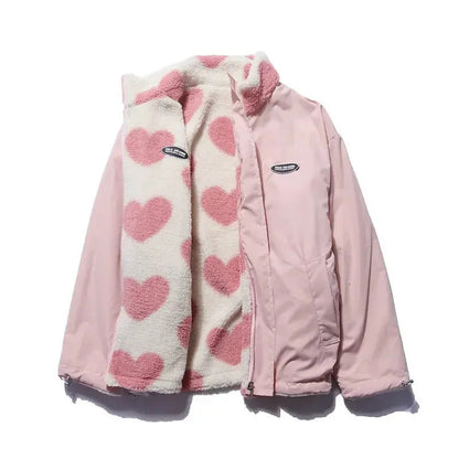 Daria™ – Chaqueta reversible con corazones