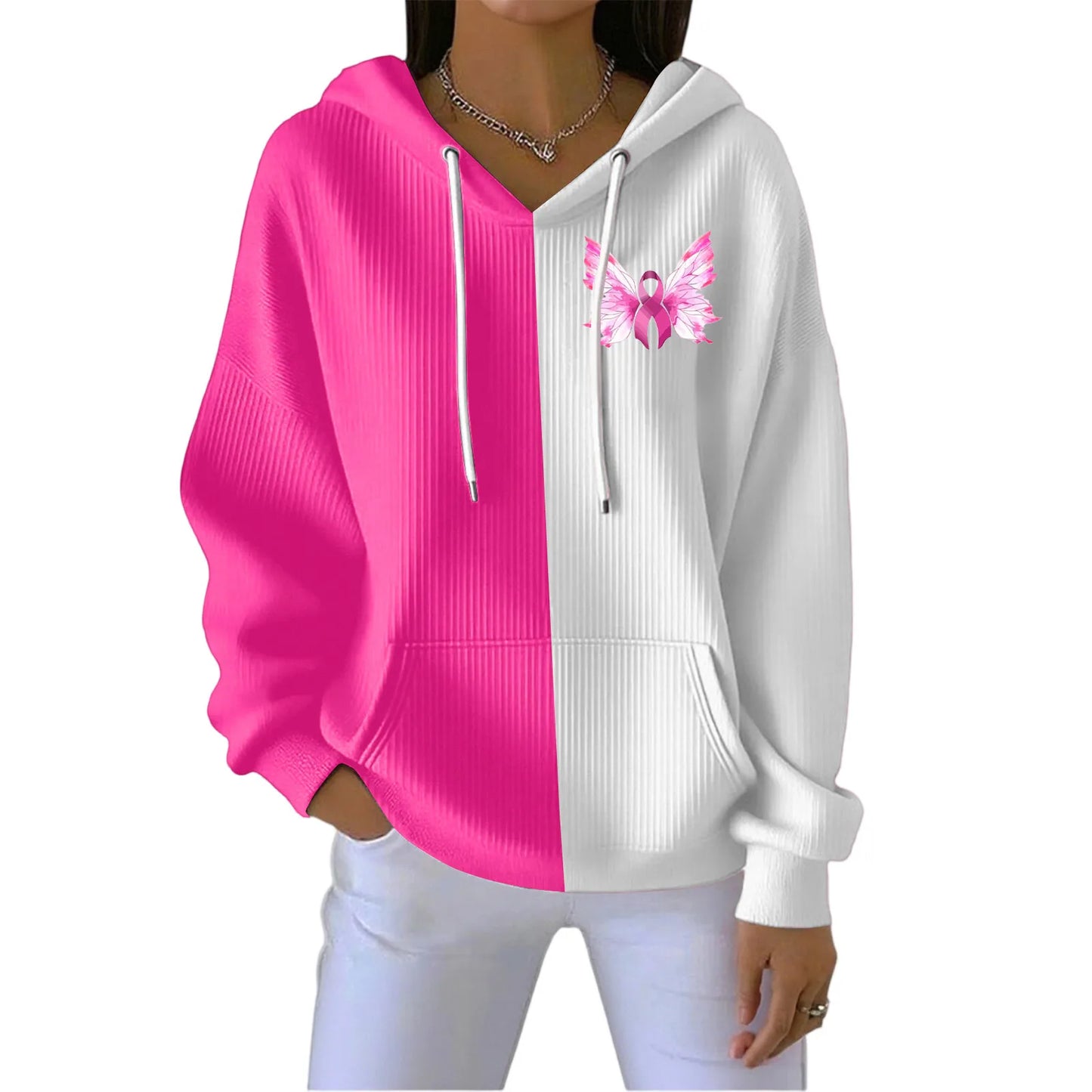 Sudadera con estampado de ángel para mujer