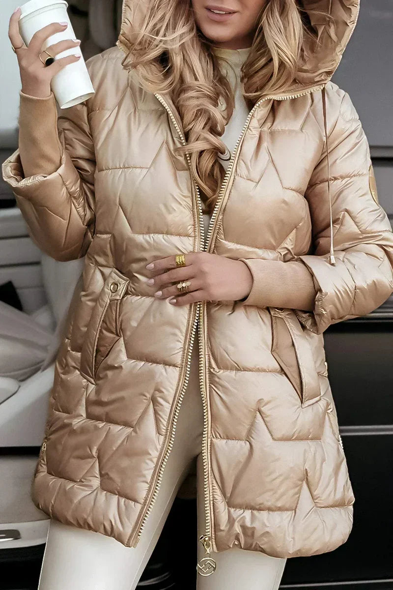 Kalina™ | Elegante abrigo de invierno con capucha