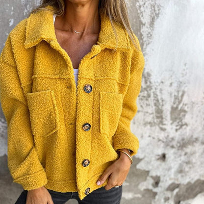 Alizée | Chaqueta acogedora con botones