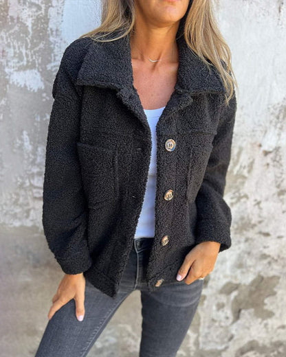 Alizée | Chaqueta acogedora con botones